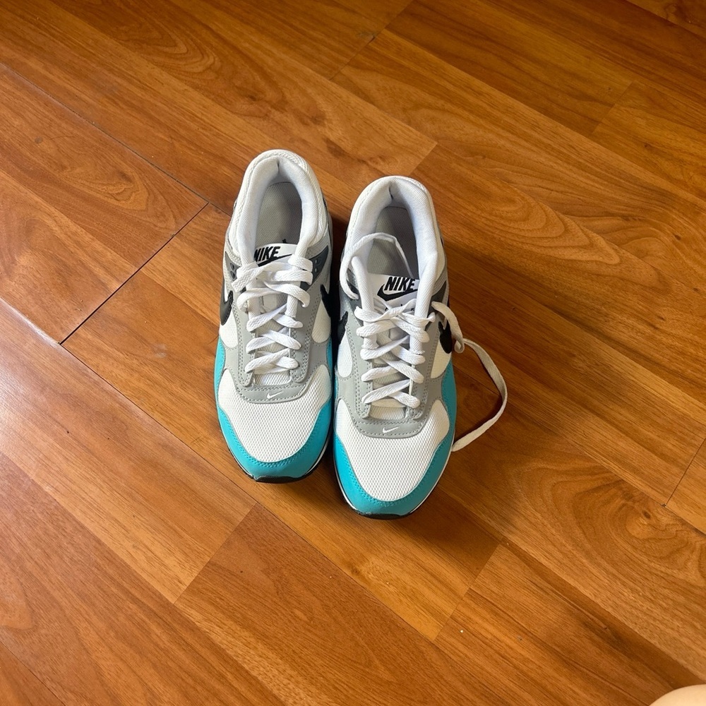 Nike White and Blue Modern sneakers